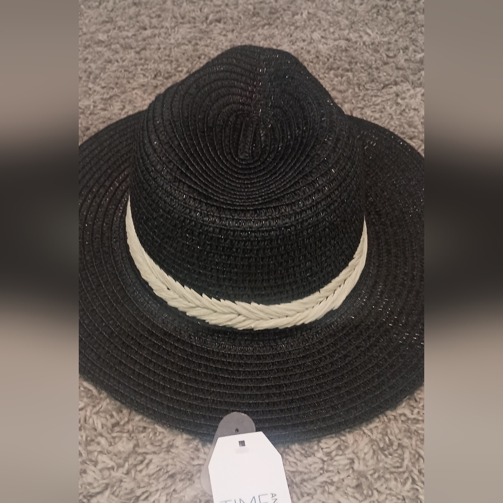 Women's Time And Tru Embroidered Fedora One Size Garden Cute Party‎ Cocktail